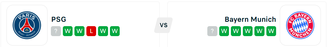 PSG - Bayern Munich